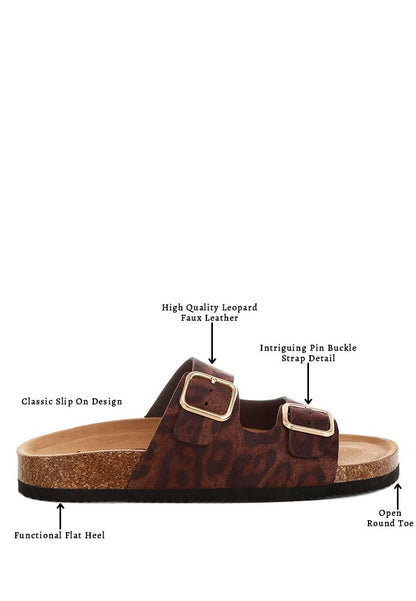 London Rag Gloriosa The Double Strap Slide Sandals