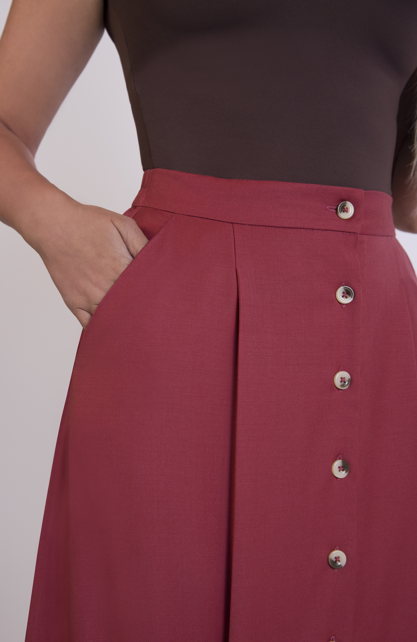 The Wool Midi Skirt