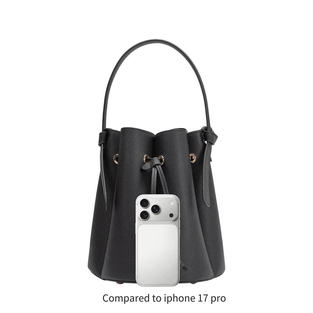 Melie Bianco Laguna Olive Recycled Vegan Leather Top Handle Bag