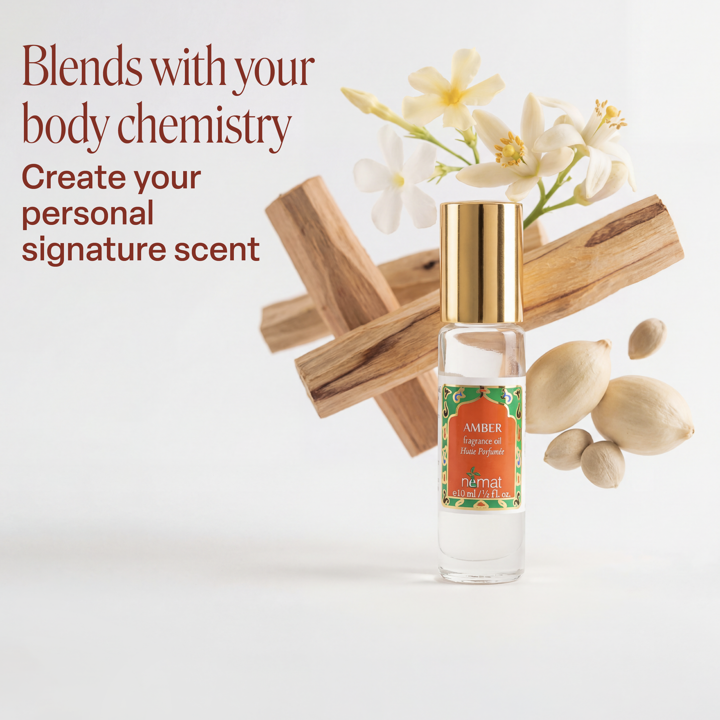 Nemat Amber Perfume Oil 10 ml Roll-on