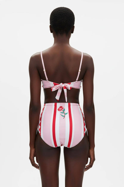 Jessie Zhao Jungle Rose Reversible Bikini Bottom