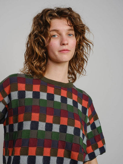 The Endery Sonia Sweater Tee in Stratus Palette