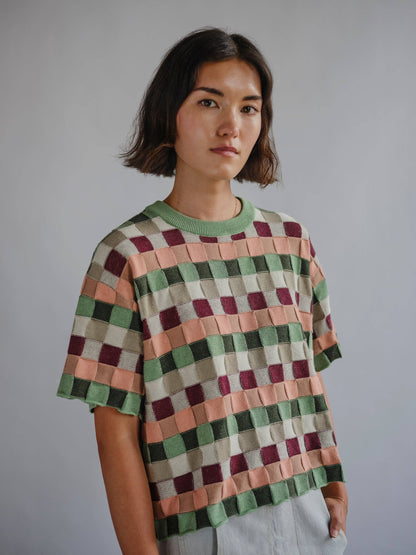 The Endery Sonia Sweater Tee in the Zephyr Palette