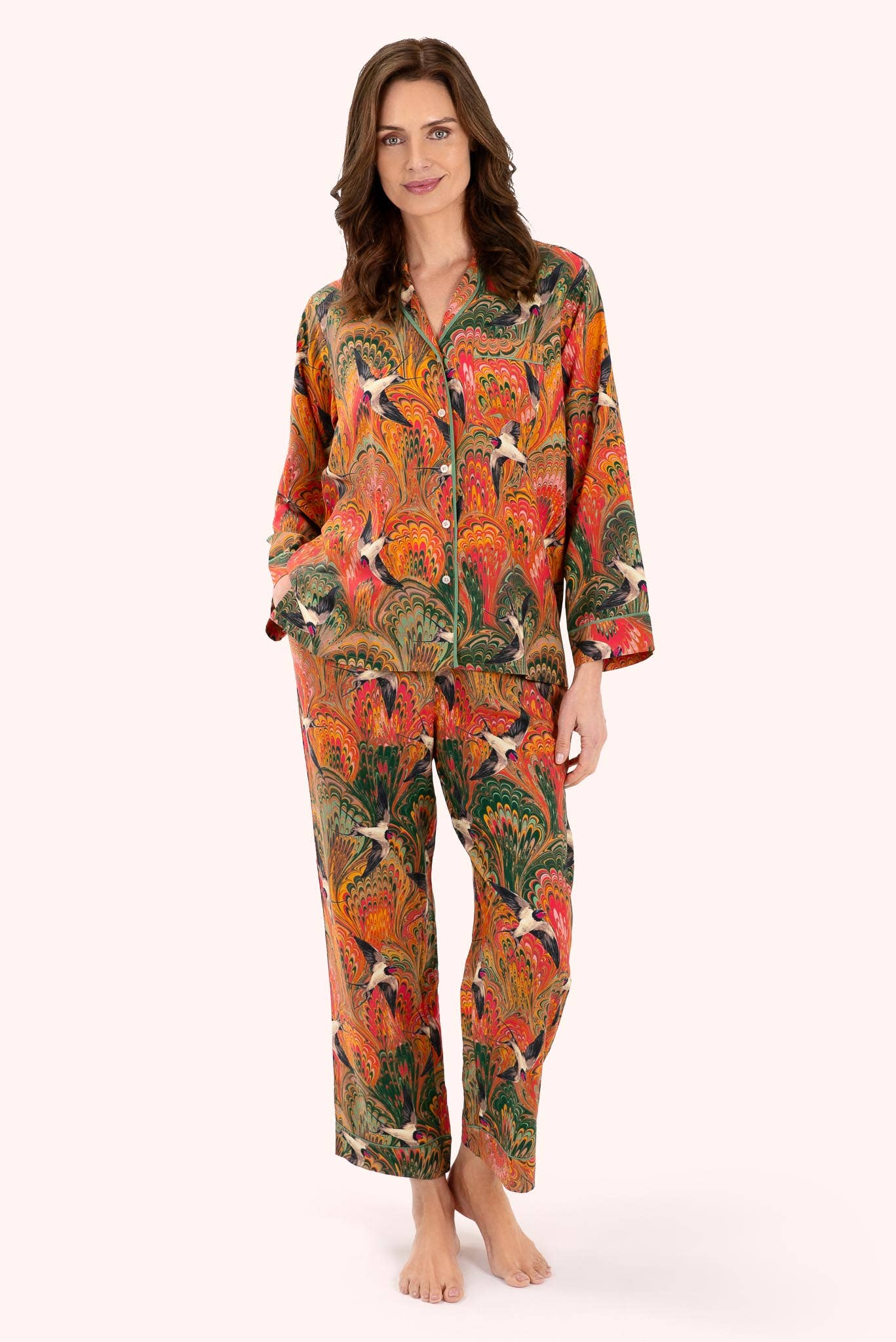 Supersoft Marbled Swallows Pyjamas - Small