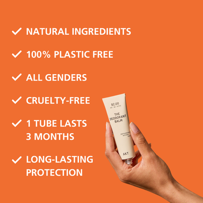 AKT Deodorant Balm SC.00 Fragrance-Free for Sensitive Skin 50 ml