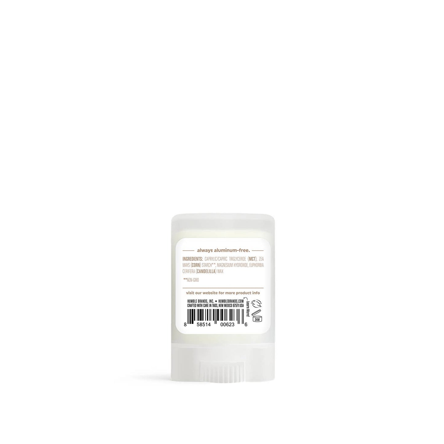 Humble Brands Simply Unscented Vegan & Sensitive Formula Travel size Deodorant