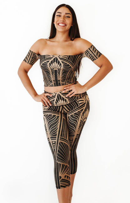 Off The Shoulder Bandeau in Elegant Empire