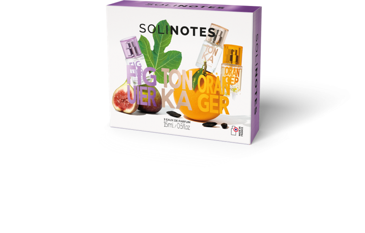 Solinotes Minis Feel Good Discovery Set - Fig, Tonka, Orange
