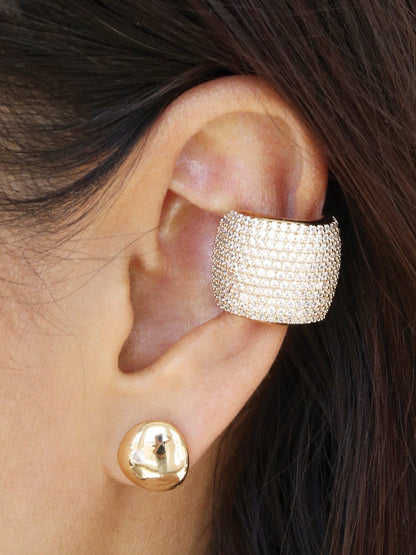 Ettika Crystal Statement Chunky Ear Cuff