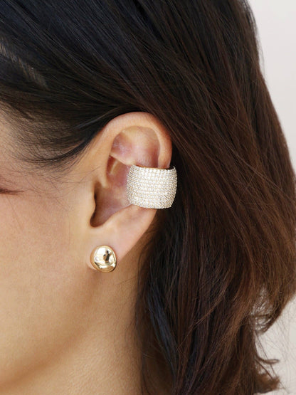 Ettika Crystal Statement Chunky Ear Cuff