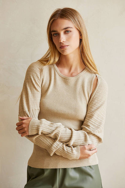 Crescent Harlyn Two Piece Bolero + Tank Linen/Cotton Set