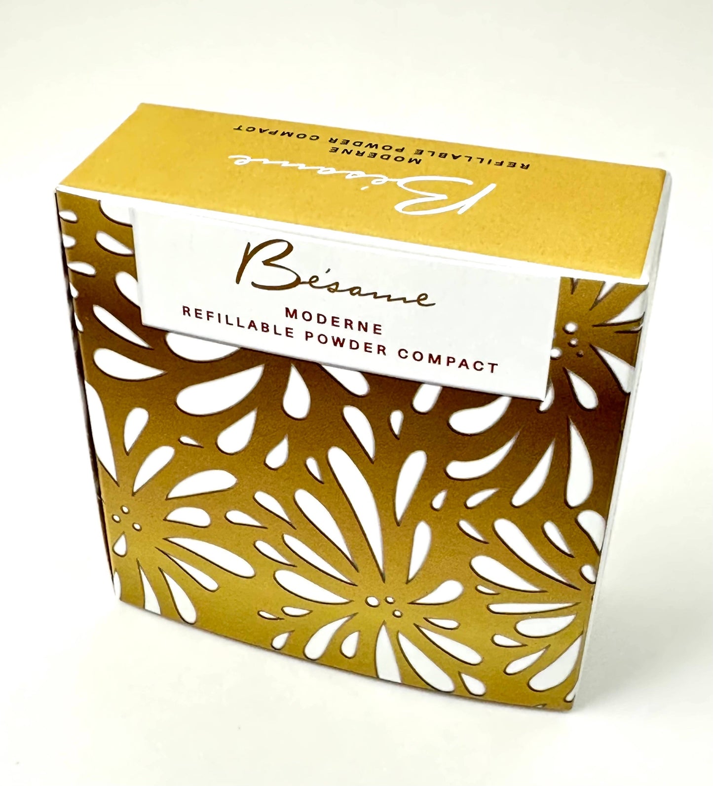 Moderne Refillable Plastic Compact With Mirror (Empty)