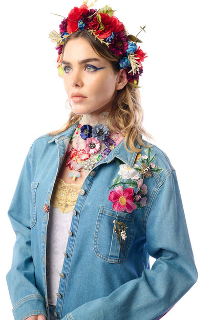 Aratta Celine Maxi Shirt | Floral Button Down | Floral Shirt Dress