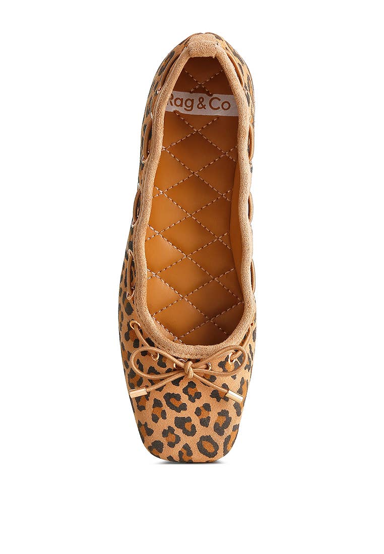London Rag Darlow Drawstring Bow Ballerinas
