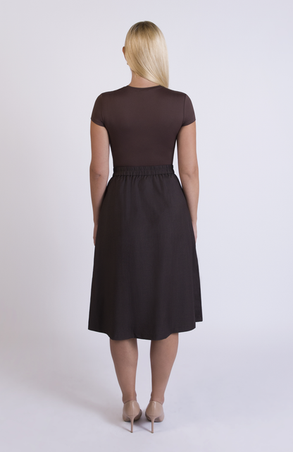 The Wool Midi Skirt