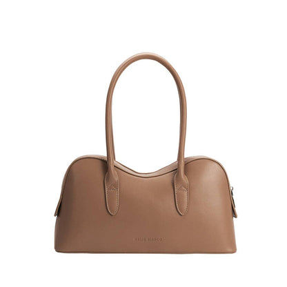 Melie Bianco Tilda Mocha Recycled Vegan Leather Shoulder Bag