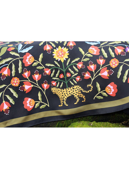 Jessie Zhao Double Sided Silk Scarf of Night Imagination