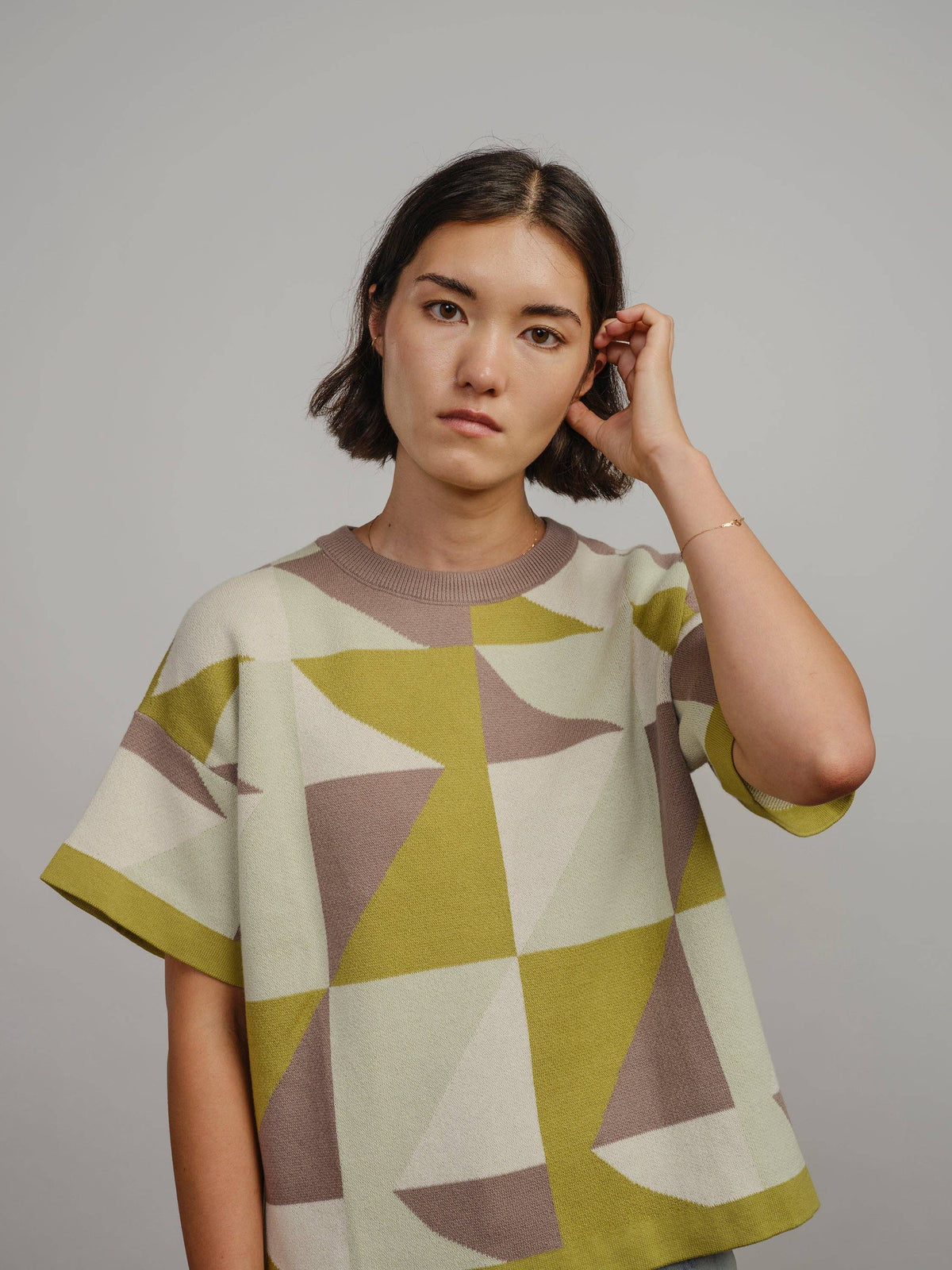 The Endery Calder Sweater Tee in the Vista Palette