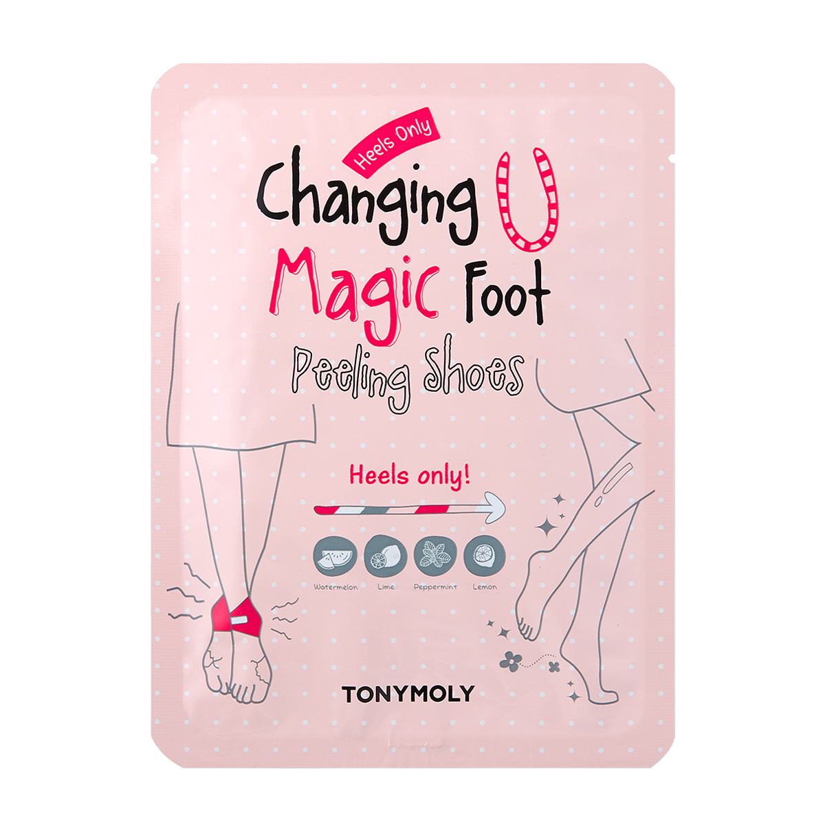 Changing U Magic Heel Peeling Shoes