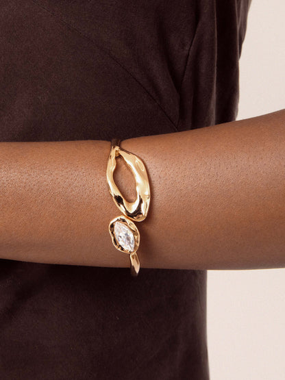 Ettika Molten Marquise Cuff