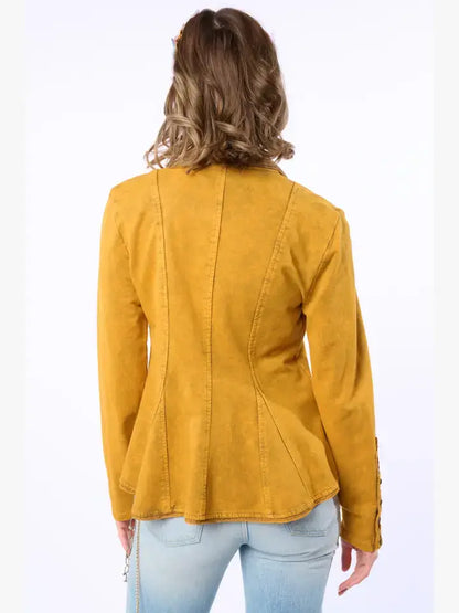 Aratta Colonel French Terry Knitted Blazer Jacket