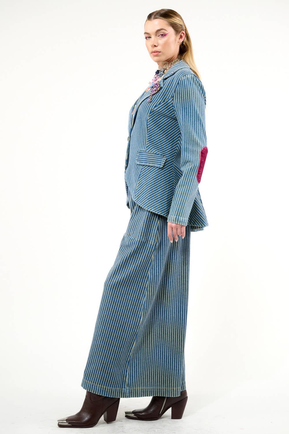 Aratta Alaia Stripe Denim Pants