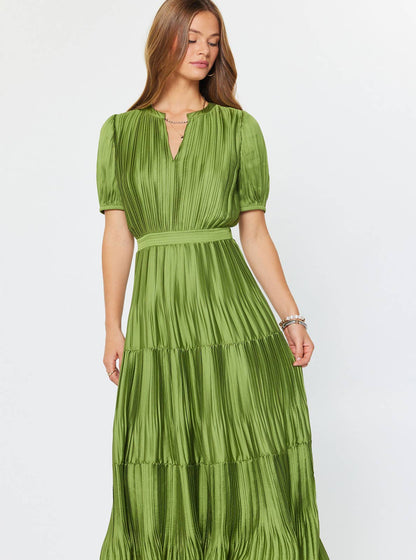 Current Air Pleated Maxi Dress