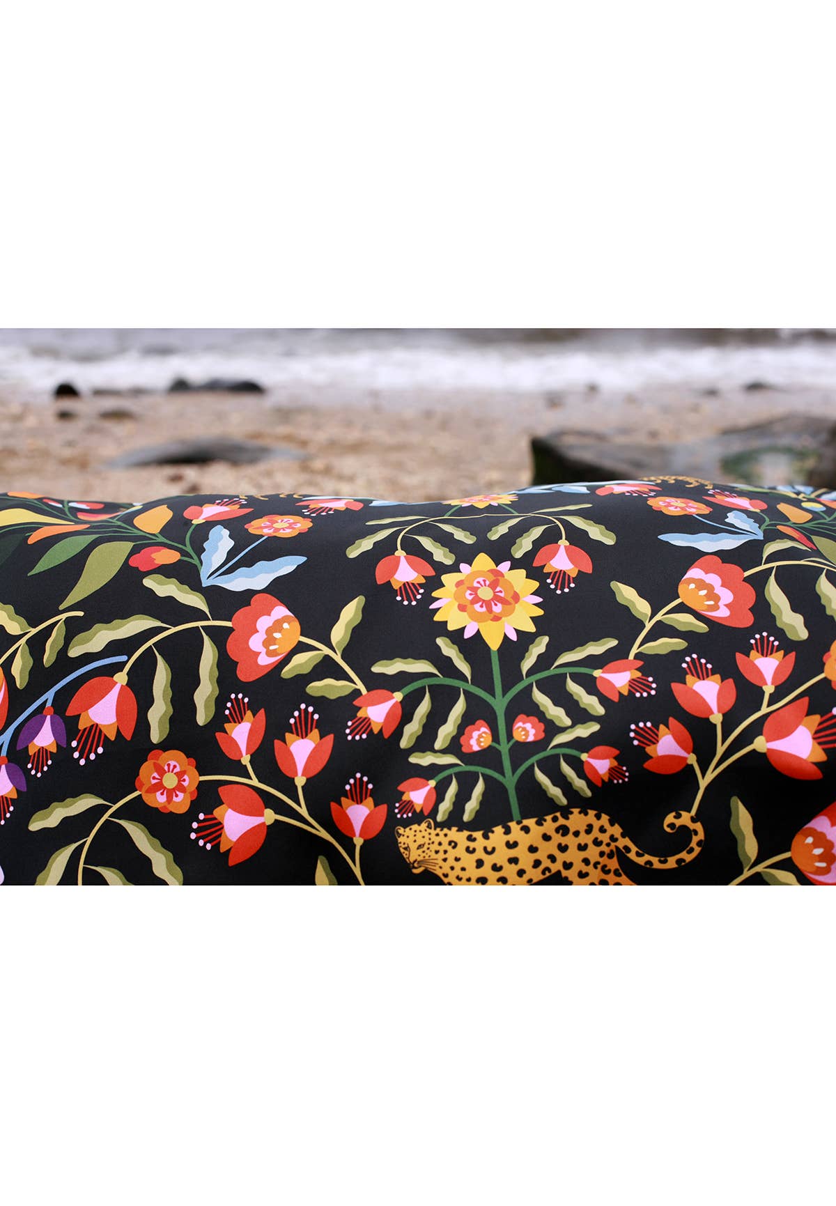 Jessie Zhao Double Sided Silk Scarf of Night Imagination