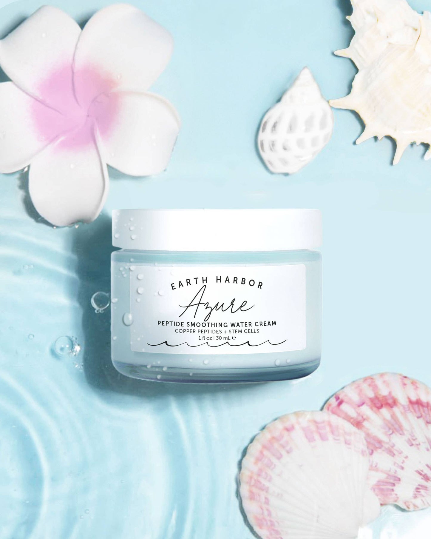 Earth Harbor Naturals AZURE Peptide Smoothing Water Cream