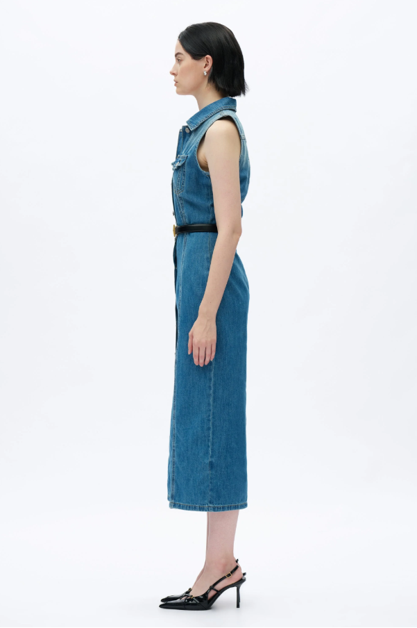Bayeas Julia Cardigan Relaxed Fit Denim Dress