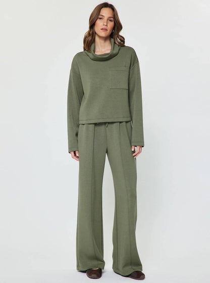 Current Air Cowl Neck Pullover Sweatshirt
