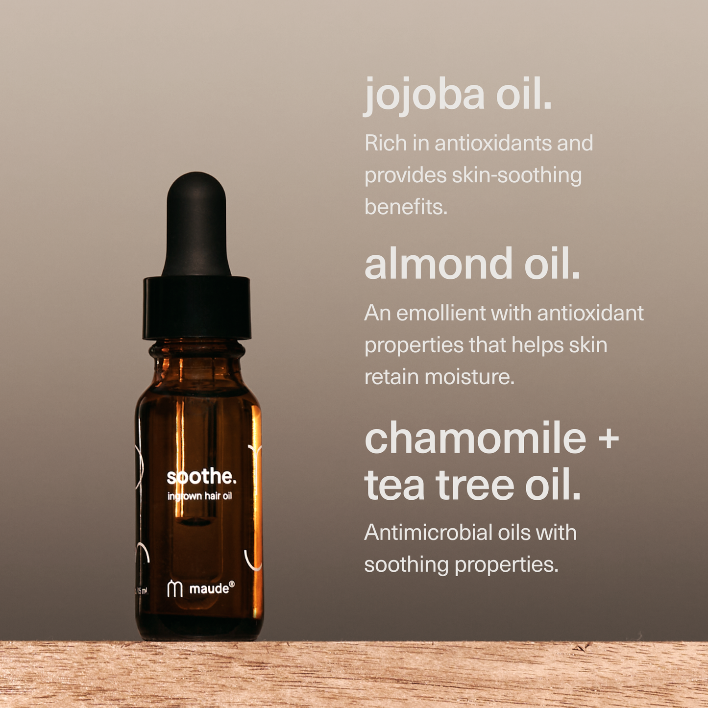 Maude Soothe - ingrown hair oil lavender and  lemongrass 15 ml