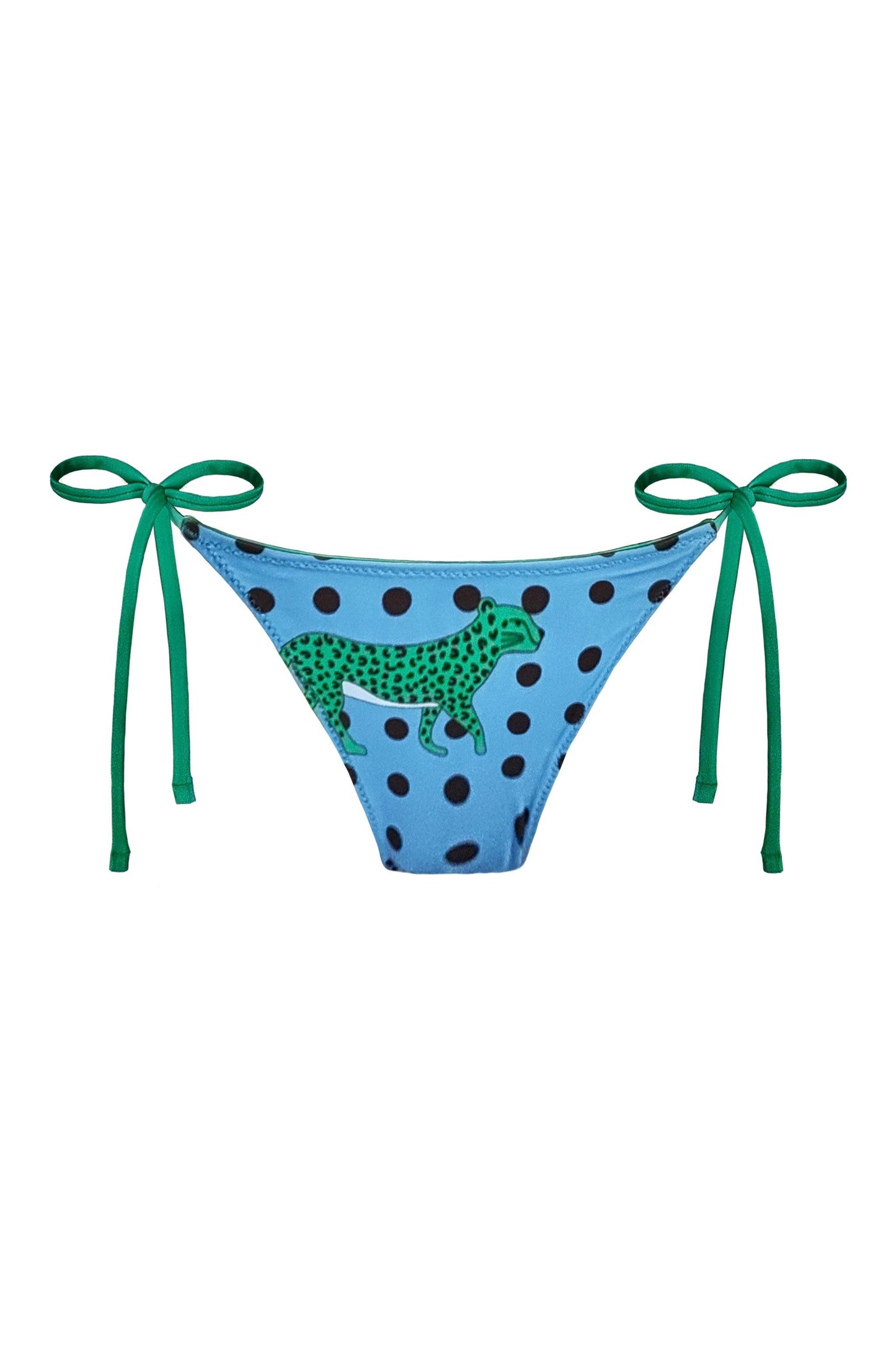 Jessie Zhao Verdant Wild Reversible Tie Side Bikini Bottom