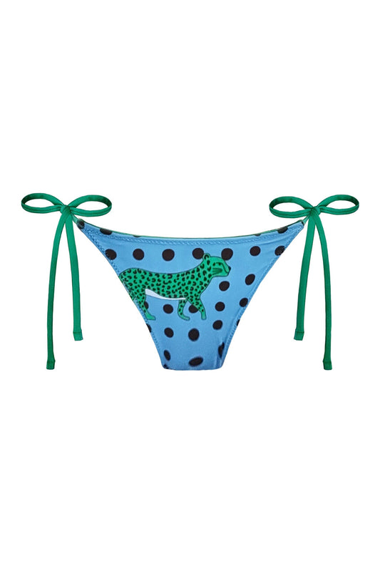 Jessie Zhao Verdant Wild Reversible Tie Side Bikini Bottom