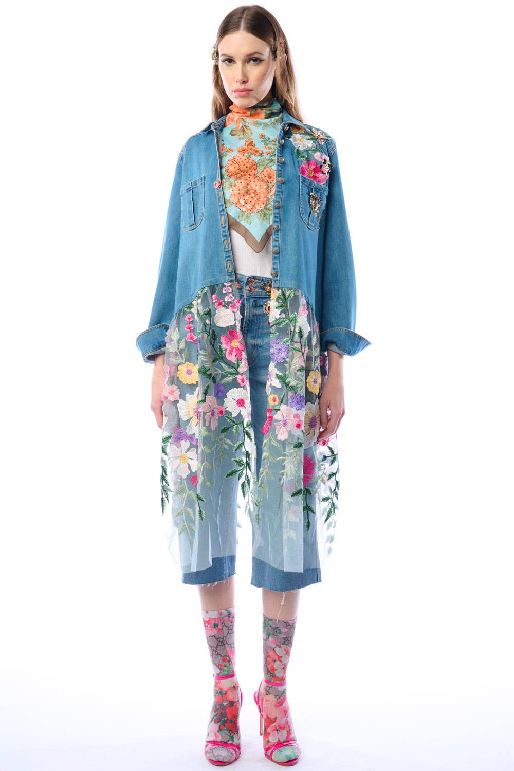 Aratta Celine Maxi Shirt | Floral Button Down | Floral Shirt Dress
