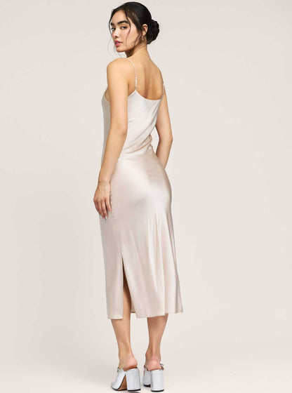 Current Air 100% Silk Cami Midi Dress