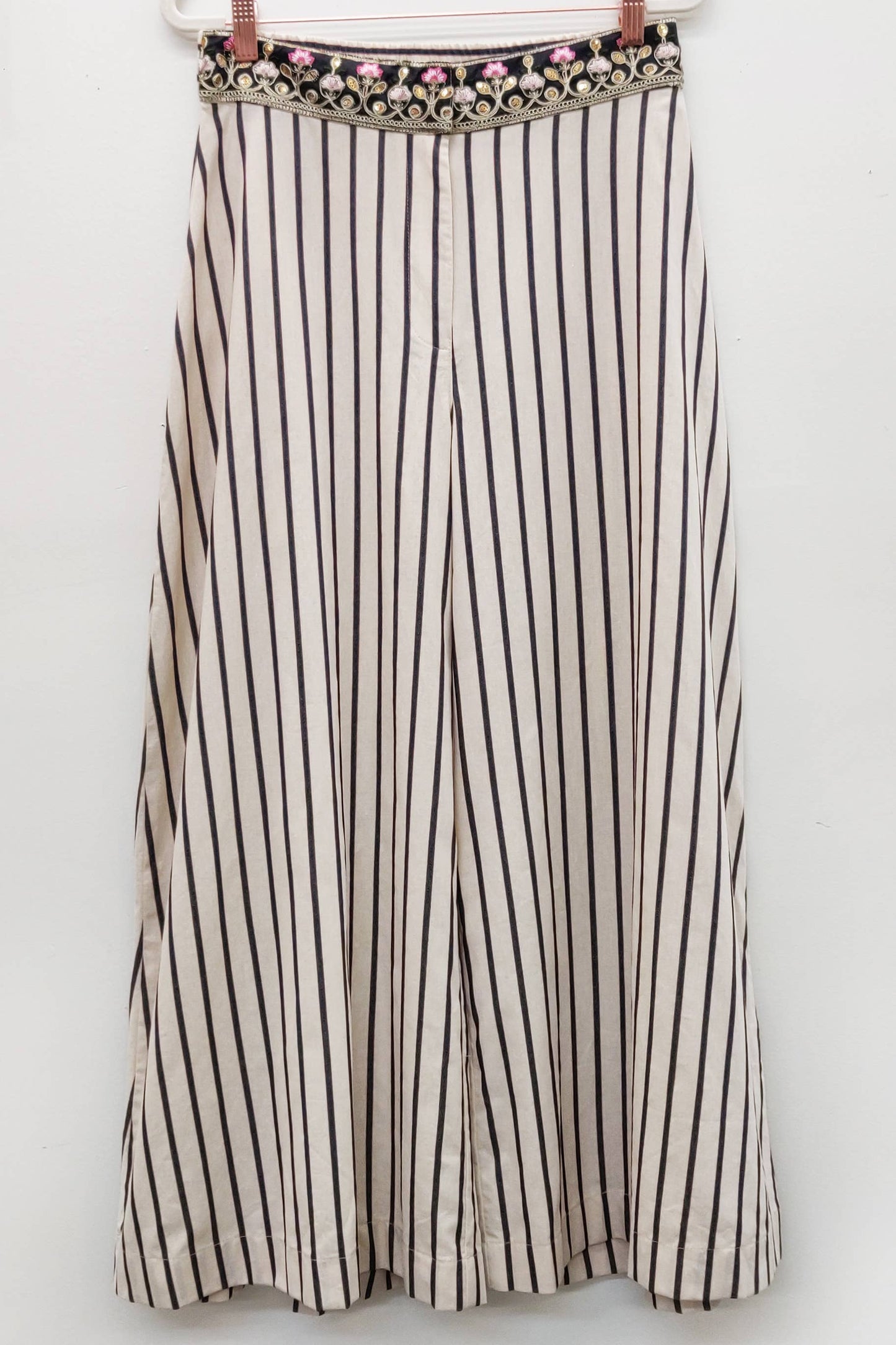 Aratta Derby Princess Stripes Blazer and Wide Leg Pants Set