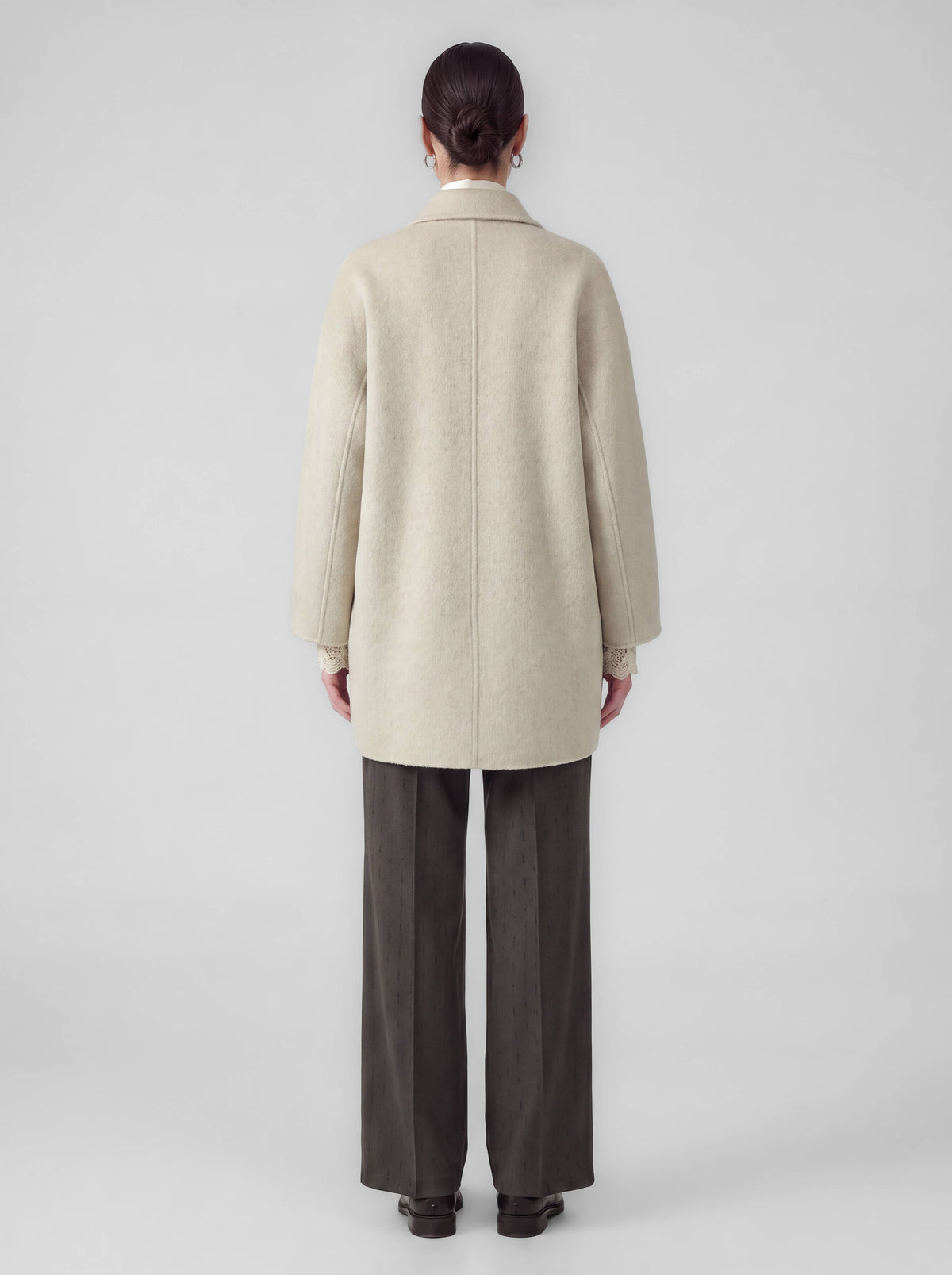 Current Air Double Breasted Wool Coat