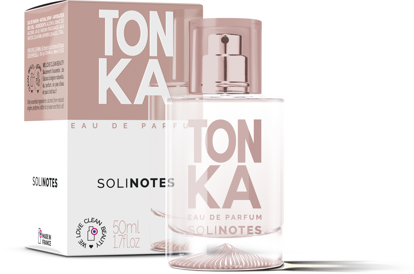 Solinotes Tonka Eau de Parfum 1.7 oz - Clean Fragrance