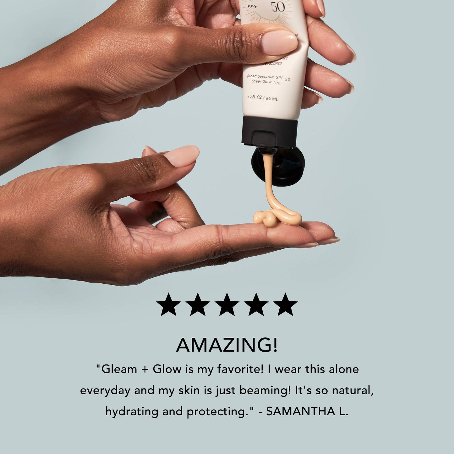 Gleam + Glow SPF 50 Illuminating SPF Moisturizer