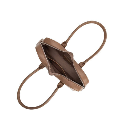 Melie Bianco Tilda Mocha Recycled Vegan Leather Shoulder Bag
