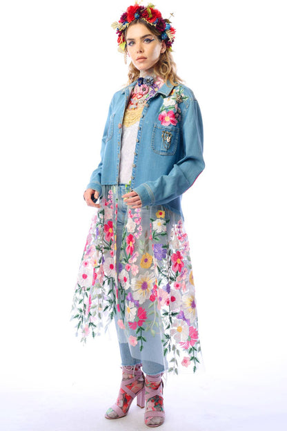 Aratta Celine Maxi Shirt | Floral Button Down | Floral Shirt Dress