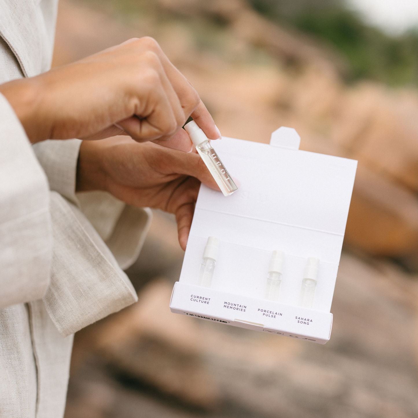 Roan Discovery Set: Clean Tea-Based Fragrance (4x2ml Vials)