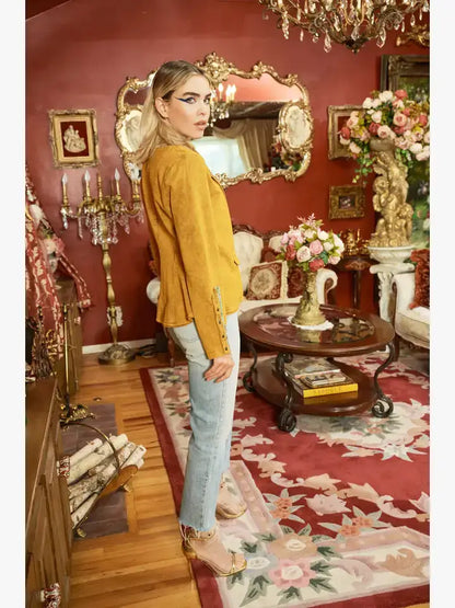Aratta Colonel French Terry Knitted Blazer Jacket