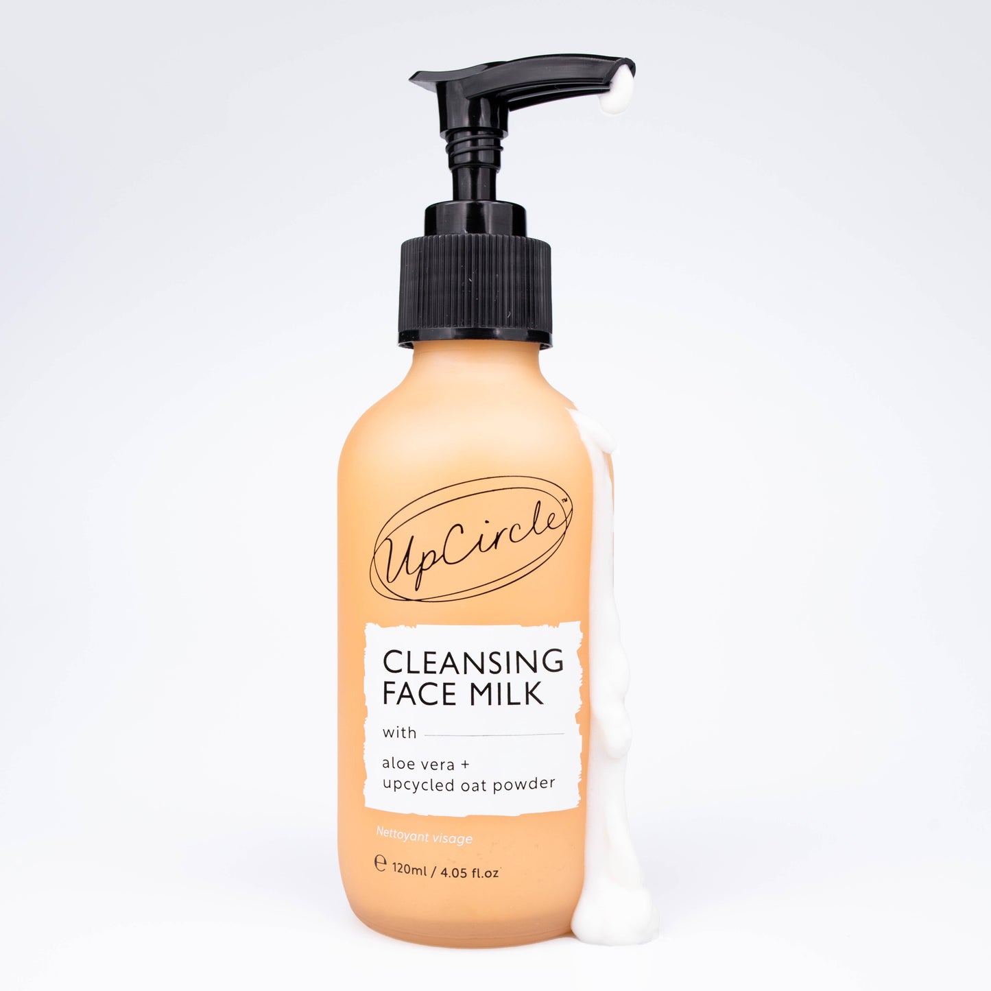 UpCircle Eco Cleansing Face Milk with Aloe Vera + upcycled Oat Powder 4.05 oz