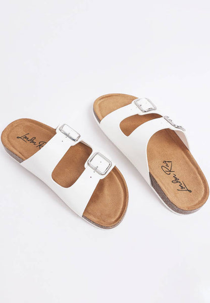 London Rag Gloriosa The Double Strap Slide Sandals