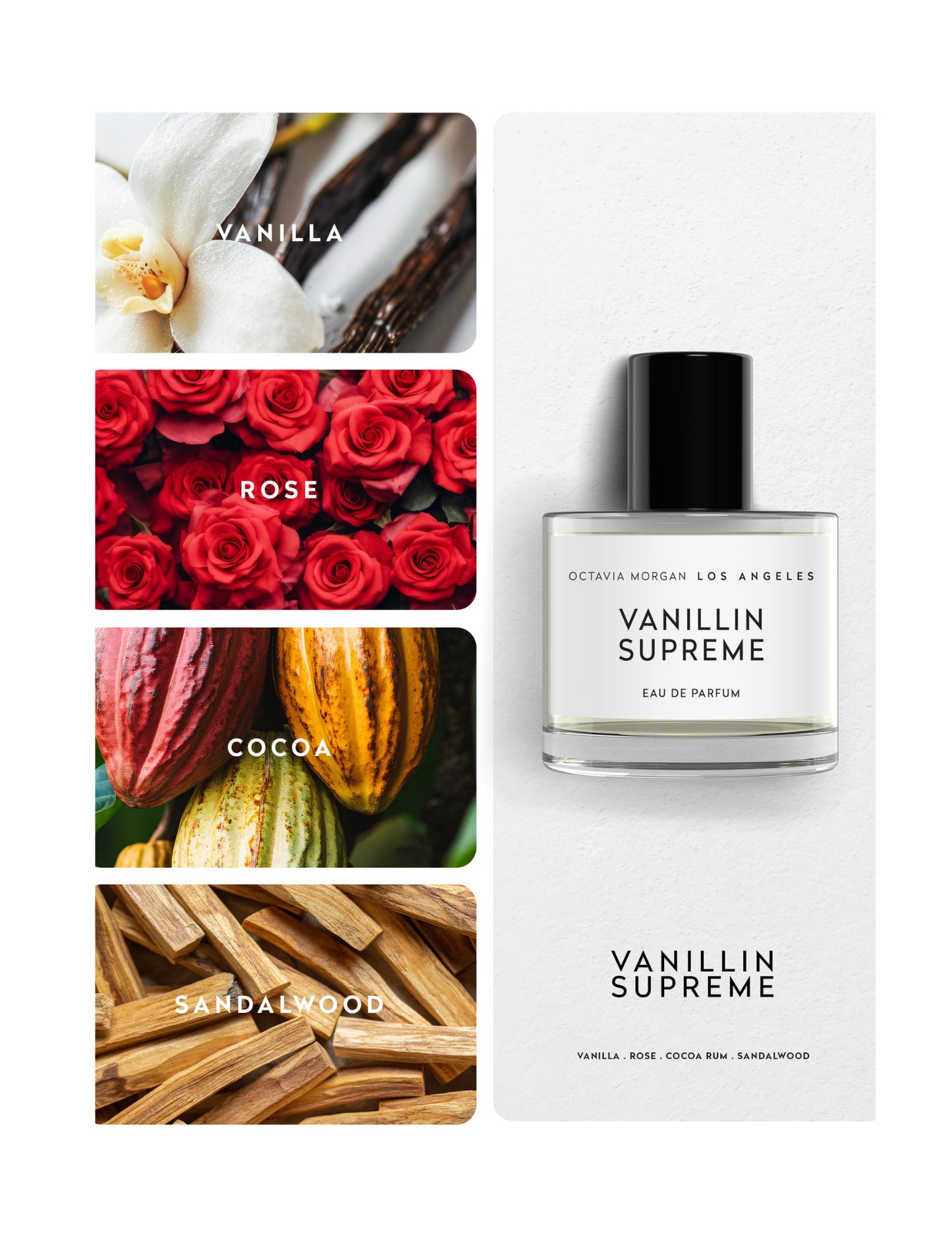 Octavia Morgan VANILLIN SUPREME Eau De Parfum 1.7 oz