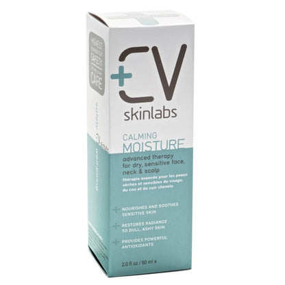 CV Skinlanbs Calming Moisture for Face-Neck-and-Scalp 2 oz