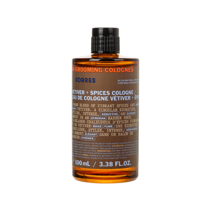 Korres Eau de Cologne Vetiver + Spices for Men
