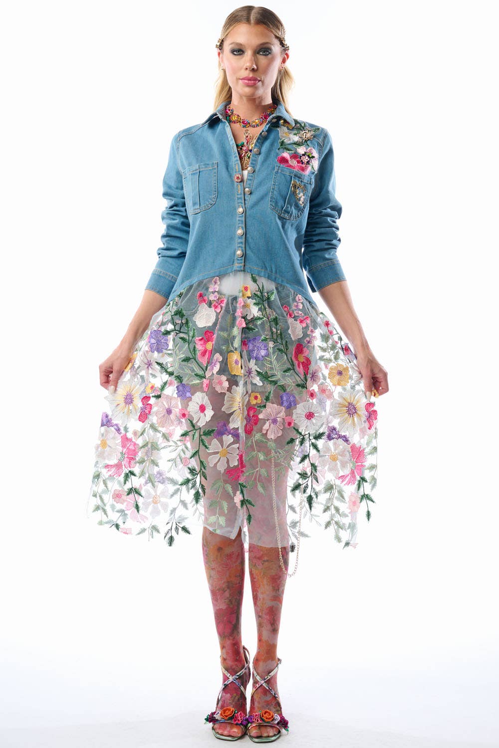 Aratta Celine Maxi Shirt | Floral Button Down | Floral Shirt Dress